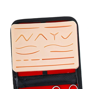 Large Silicone Pad 14 Pre-Cut Wounds <b>Suture</b> Practice <b>Kit</b> for Medical Students for Orthopedic Surgical Instruments ENT Hospitals - Product Image 6