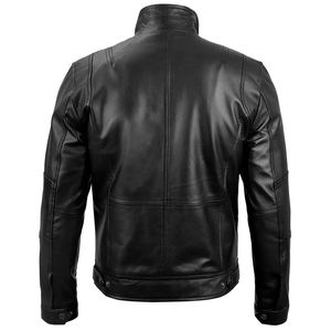 Leather <b>Jacket</b> New Fashion <b>Men</b> Leather <b>Jacket</b> Windproof High Quality Leather <b>Jacket</b> - Product Image 6
