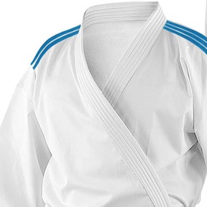 Uniformes de karaté de qualité supérieure, 100% coton, respirants, légers, vêtements de sport d'arts martiaux, ceinture ajustable à la taille, costumes de judo en 2 pièces - Product Image 4