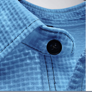 Camisas de Golf Casuales Unisex de Manga Corta de Poliéster y Algodón Twill, Precio de Fábrica, con Logotipo Personalizado Bordado e Impreso - Product Image 5