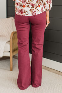 Pantalones Vaqueros de Mujer, Cintura Alta, Estilo Vintage, Primavera Verano, Elegantes, Casuales, Estilo Urbano, Tejido Elástico, Corte Acampanado, Color Marrón, Largo Completo - Product Image 6