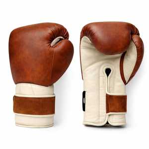 Guantes de Boxeo de Cuero Vacuno Blanco de Primera Calidad, Personalizados, de Lujo, OEM, Venta Caliente, HOMIZON ENTERPRISES, Ecológicos - Product Image 5