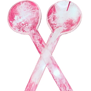 ชุดช้อนตักสลัดเรซิ่นพรีเมียมทันสมัย ผิวขัดเงา ดีไซน์น้ำหนักเบาแต่แข็งแรง ปลอดภัยสำหรับภาชนะเคลือบกันติด - Product Image 1