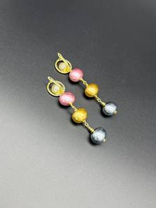 Collar, Pulsera y Pendientes Victorianos de Plata de Ley con Perlas de Concha Multicolor, Joyería Hecha a Mano, Regalo Elegante y a la Moda - Product Image 4