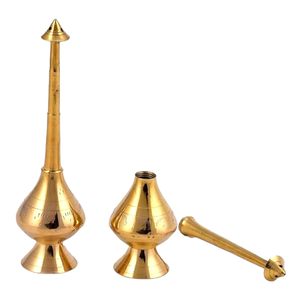 Botella de Latón para Gangajal | |   Perfume Gulab Pash Sprinklers Gangajal en Botella con Atomizador para el Hogar, Templo, Pooja (23 cm, 1) - Product Image 5