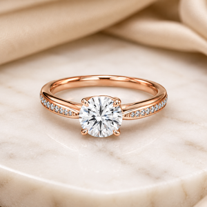 925 Silver <b>Fine</b> Jewelry Trendy Romantic Style Hidden Halo Design Moissanite Diamond <b>Ring</b> for Wedding Engagement Anniversary Gift - Product Image 1