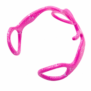 Bracelet de barbier rose motif ciseaux – Outil professionnel pour coiffeurs et salons - Product Image 1