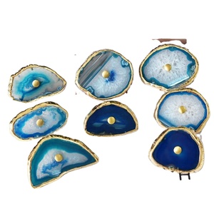 ลูกบิดประตูทำจากหินอาเกตแกะสลักลายดอกไม้ ดีไซน์ขัดเงาแบบ Love Style กันน้ำ สำหรับใช้ภายใน - Product Image 1