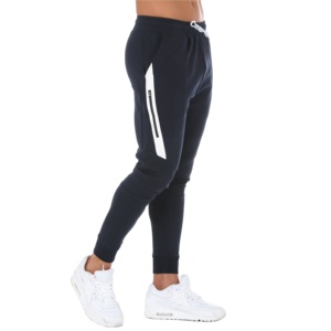 Pantalon de jogging en coton pour hommes Skinny Sports Casual Runners Trousers - Product Image 1