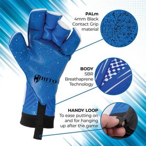 Guante de Alta Calidad con Contacto de Látex en la Palma Delantera, Serigrafía en el Dorso, Látex de Alta Espuma e Inyección de Silicona, Corte Híbrido, Correa Extraíble - Product Image 5