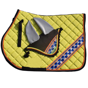 Ensemble de tapis de selle et de couverture de selle d'équitation de qualité supérieure et durable, parfait pour l'équitation - Product Image 4