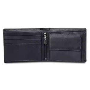 กระเป๋าสตางค์หนังผู้ชายทรงสลิมฟิต พร้อมช่องใส่เหรียญที่ปลอดภัย ช่องใส่บัตร และโครงสร้างที่น้ำหนักเบา เหมาะสำหรับการเดินทาง - Product Image 5