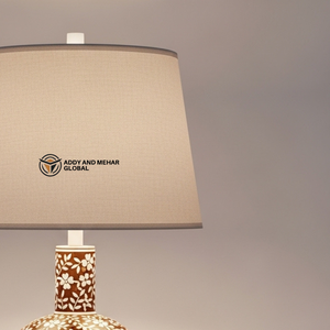 Modern Bone Inlay <b>Table</b> <b>Lantern</b> Aesthetic Floral Inlay Ginger Jar Light High-End Handicraft Decorative Accent <b>Lamp</b> with Custom - Product Image 4