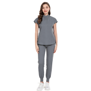 OEM Custom Women Medical Scrubs <b>Set</b> Professional Hospital Nurse <b>Doctor</b> Uniform Stretch Breathable Scrub Uniform <b>Set</b> - Product Image 2