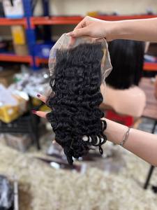 Paquetes de cabello rizado birmano, Color negro Natural, cabello rizado birmano crudo, cabello humano vietnamita 100%, calidad de doble dibujado - Product Image 4