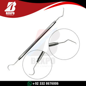 Kit de Instrumentos Dentales de Acero Inoxidable de Alta Calidad: Espejo Básico, Pinzas de Higiene, Explorador y Herramientas de Limpieza - Product Image 4