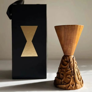 Brûleur d'encens en bois d'acacia naturel, best-seller, support d'encens de qualité supérieure, décoration d'intérieur, porte-encens en bois personnalisé pour parfums - Product Image 1