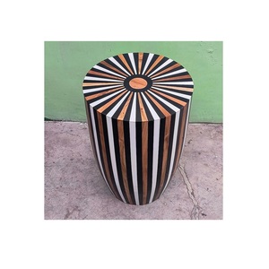 Vente directe du fabricant : Table de maison en os incrusté, Tabouret de salon en os incrusté, et Pièces en os incrusté sur mesure élégantes pour la décoration de la maison, du jardin et du salon - Product Image 1