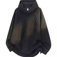 O-Neck Plus Size <b>Men's</b> Hoodie & <b>Sweatshirts</b> <b>Grey</b> Relaxed Fit <b>Men</b> Oversized Blank Streetwear Drop Shoulder Pullover Custom - Product Image 1