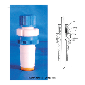 Guide d'agitation sous vide en PTFE/PEEK avec raccords en verre ASTM/DIN pour mélange en laboratoire - Product Image 2