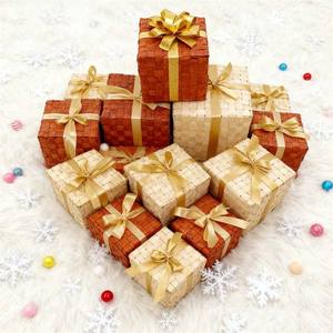 Premium Industrial Use <b>Gift</b> & Craft Small Bamboo <b>Gift</b> <b>Box</b> Eco Straw <b>Hamper</b> Home Decorative Storage Organizer Case Wholesale - Product Image 3