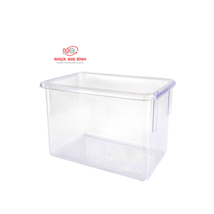 Organizador de juguetes multifunción ecológico de plástico transparente moldeado por inyección OEM/ODM forma rectangular para uso familiar - Product Image 2