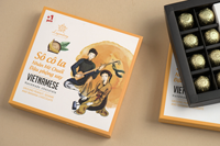 Chocolate Legendario Vietnamita Hecho a Mano con Sabor a Mantequilla de Maní, Sólido y de Alta Calidad