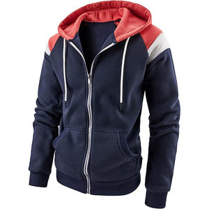 Veste zippée à capuche basique pour homme, sweat-shirt en polaire doux, vêtement d'extérieur pour tous les jours - Product Image 5