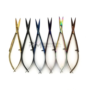 Tijeras de Manicura RMI Beauty de Acero Inoxidable de Alta Calidad, Puntiagudas, Rectas y Curvas con Resorte - Product Image 1