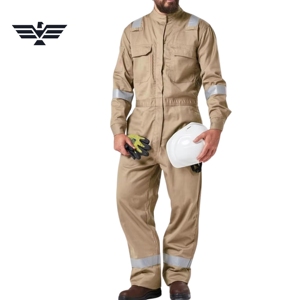 Overol de Trabajo Unisex Personalizado de Nailon FR Reflectante e Impermeable, Resistente a las Llamas, de Alta Visibilidad, Protección Industrial, OEM - Product Image 4