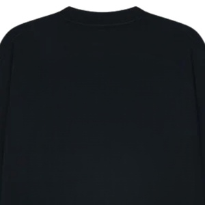 Camiseta de Manga Larga Oversize para Hombre, con Logotipo Minimalista en el Pecho, Cuello Redondo de Algodón, Estilo Casual Urbano, Venta al por Mayor, Fabricante OEM de Ropa Personalizada - Product Image 4