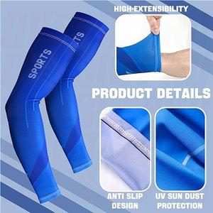 Wholesale Custom Arm Sleeves UV Sun Protection Compression Sports Arm Sleeves Breathable Lightweight Tattoo Cover Sleeves - Product Image 2
