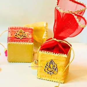 Cajas de Ladoo tradicionales grandes hechas a mano de India, caja de regalo dulce para boda, Ramadán y graduación, caja de regalo para Baby Shower de dama de honor - Product Image 4