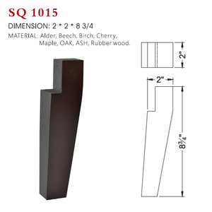 Patas de Muebles de Madera Curvadas y Cónicas a Precio de Fábrica, Patas de Repuesto Resistentes para Sofá, Sillón y Gabinete - Product Image 1