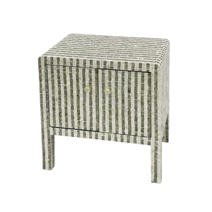 Table de chevet moderne en nacre au design chic, fabriquée à la main par une usine vietnamienne, vente en gros - Product Image 2