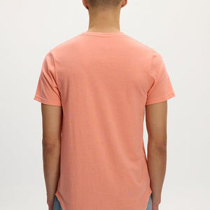 T-shirt col rond tendance pour homme en coton French Terry, streetwear, manches courtes, fitness, t-shirts personnalisés, coupe ajustée pour homme - Product Image 2