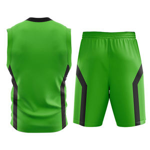 Conjunto de Pantalones Cortos y Camiseta de Baloncesto Personalizados al por Mayor, Impresión Vibrante por Transferencia de Calor, Transpirable, de Secado Rápido, Ropa Deportiva para Entrenamiento en Equipo - Product Image 5