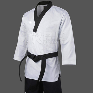 OEM Hot <b>Sale</b> Cotton Long Sleeves Taekwondo Uniform Martial Arts Wholesale Taekwondo Uniform - Product Image 5