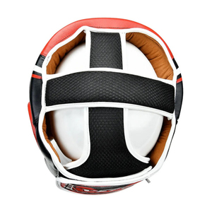 Casque de boxe en cuir de qualité supérieure, grand modèle, rembourré et respirant, nouvelle arrivée, protection de tête en cuir - Product Image 3