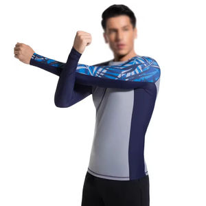ชุดศิลปะการต่อสู้ Five B ผลิตจากวัสดุทนทาน เสื้อรัดกล้ามเนื้อแบบใหม่สำหรับผู้ชาย เสื้อรัดกล้ามเนื้อแบบสั่งทำพิเศษสำหรับผู้ชาย พร้อมโลโก้ส่วนตัว - Product Image 4