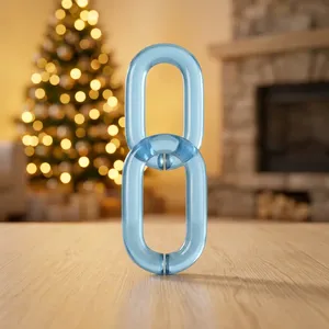 Customized Wall Handmade Painted Linked Chain Home Decor Resin Item Room Decorative Most Adorable Wholesale Star Craft - Product Image 1