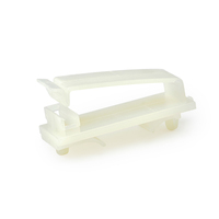 Pince de fixation pour câble plat Essentra Snap-in, organisateur de câbles, clip en nylon 6/6 UL94 V2 naturel, pince de câble à entrée coulissante FCSE