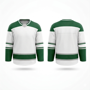 Maillots de hockey sur glace personnalisés en gros, chemises sublimées de haute qualité, uniformes d'équipe pas chers, OEM - Product Image 3
