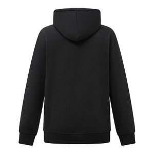 Nouveau sweat à capuche en molleton noir pour femmes grandes tailles, coupe classique, couleur unie, sweat à capuche décontracté, hiver, 100% coton, écologique - Product Image 2