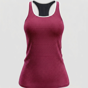 Nueva Llegada: Camisetas sin Mangas para Mujer, Tejido de Punto sin Costuras, Secado Rápido, Moda de Verano, Servicio OEM, Chaleco de Alta Calidad - Product Image 3