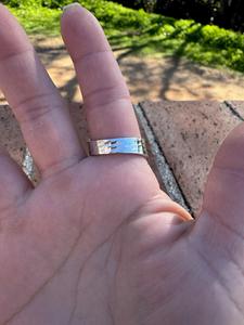 Paige Wallace Turquoise Adjustable <b>Ring</b> Sterling <b>Silver</b> Handmade Southwestern Boho <b>Statement</b> Jewelry Artisan Gift for Her - Product Image 4