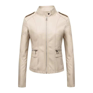 Veste en cuir pour femmes et filles, design OEM unique, logo personnalisé, vente chaude, veste en cuir véritable pour femmes - Product Image 6