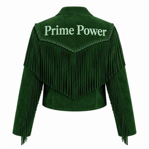 Hot Selling Custom Men's <b>Suede</b> <b>Fringe</b> <b>Jacket</b> Western Cowboy Biker Coat Tassel Outerwear Vintage Style Zip Front Wholesale - Product Image 2
