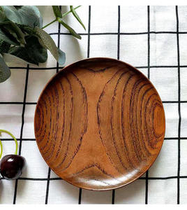 Premium Modern Engraved Wooden Serving <b>Plate</b> Eco-Friendly <b>Disposable</b> Business Gift Dinner <b>Plate</b> Kitchen Dining Tableware - Product Image 4