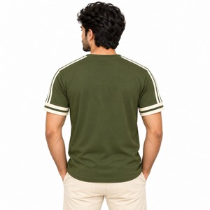 Camiseta de Hombre Estilo Vintage, Manga Corta, Informal, de Algodón, Corte Holgado, Transpirable, Ropa de Calle para Verano, Uso Diario - Product Image 2